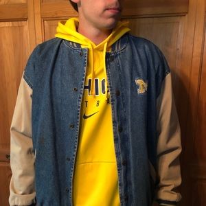 LEE Michigan Denim Varsity Jacket